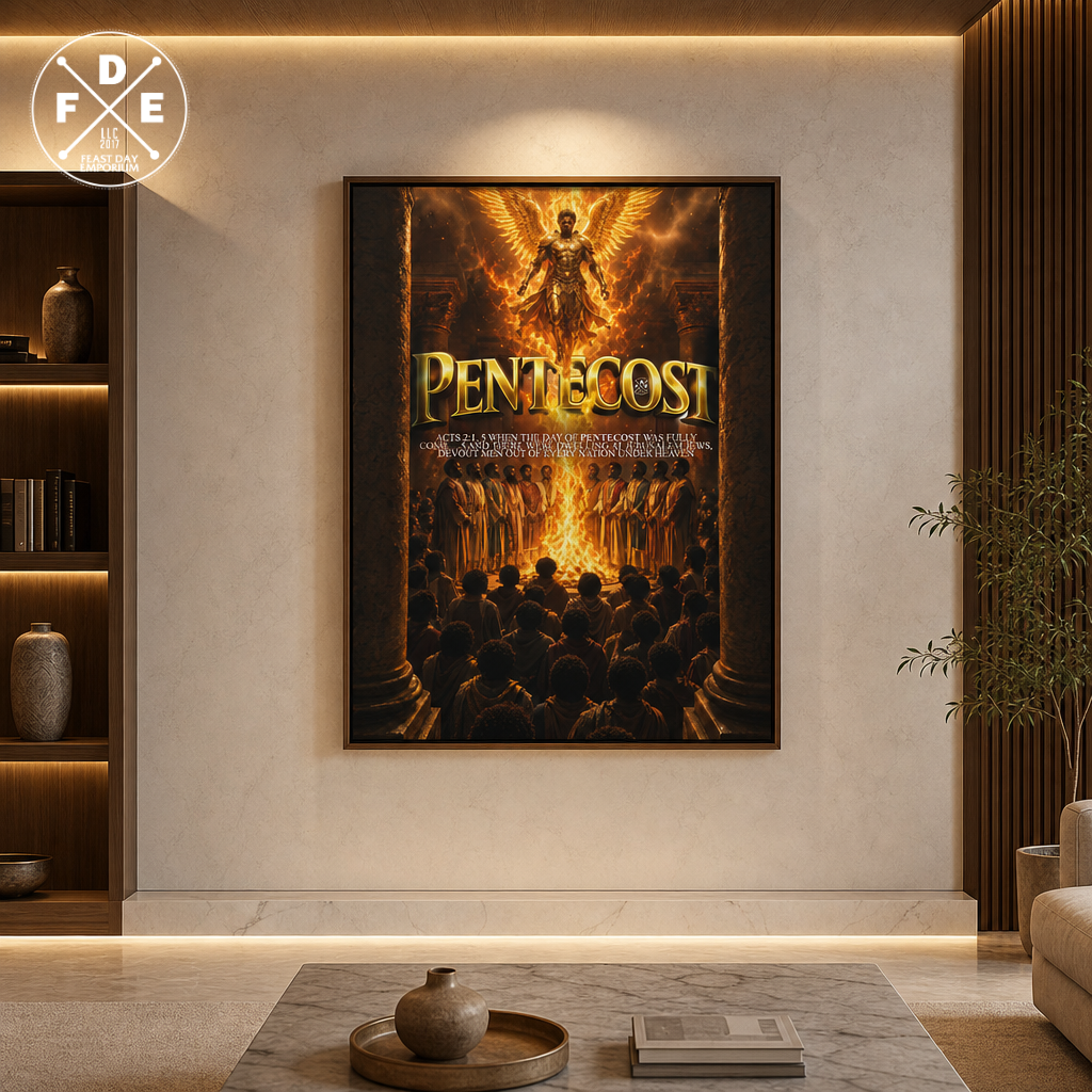 Pentecost (Acts 2:1,5) Canvas