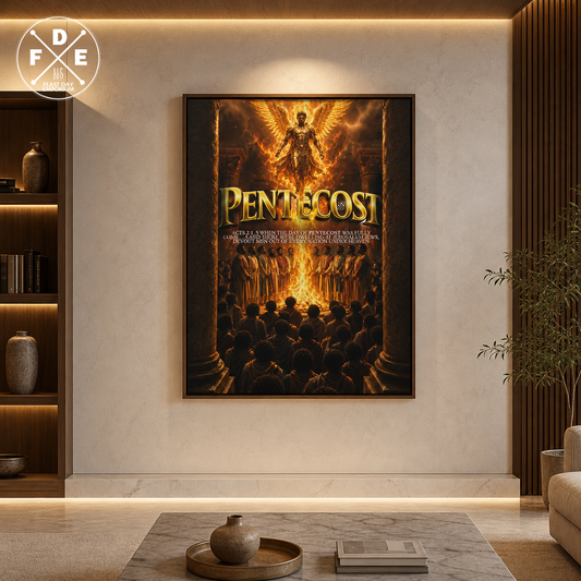 Pentecost (Acts 2:1,5) Canvas