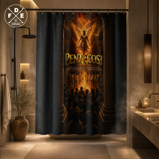 Pentecost (Acts 2:1,5) Shower Curtain