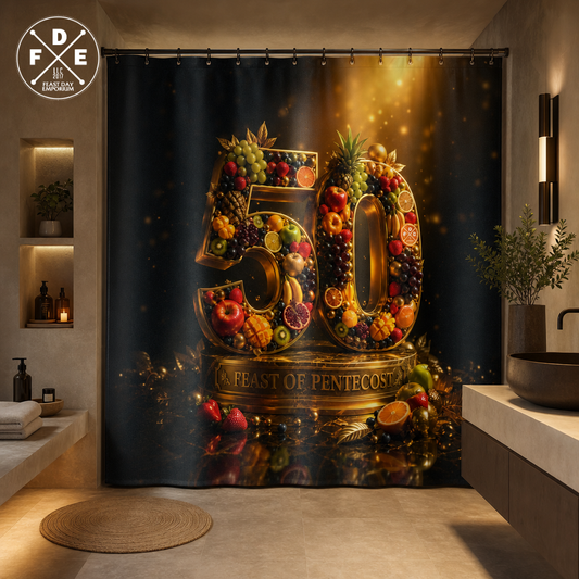 Feast of Pentecost (#50) Shower Curtain