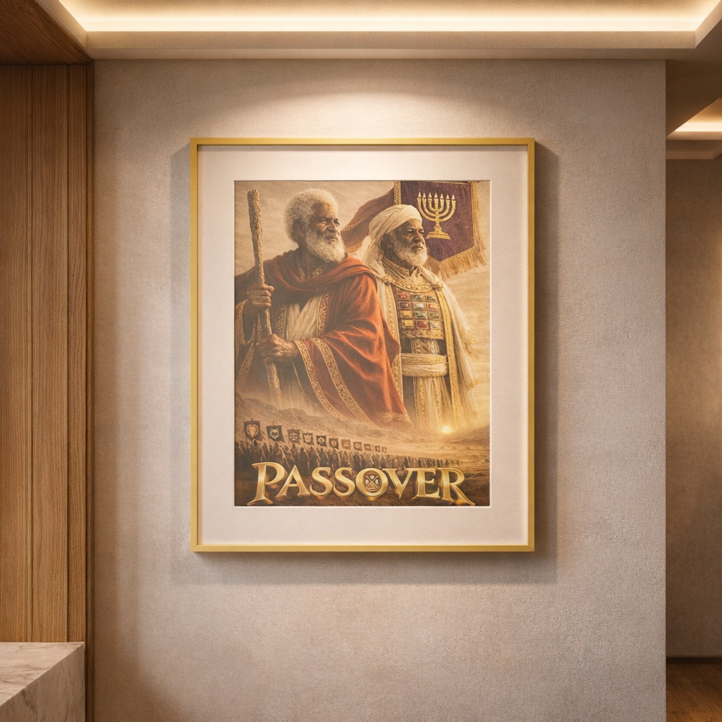 Framed Passover Image (for LOCALS only)