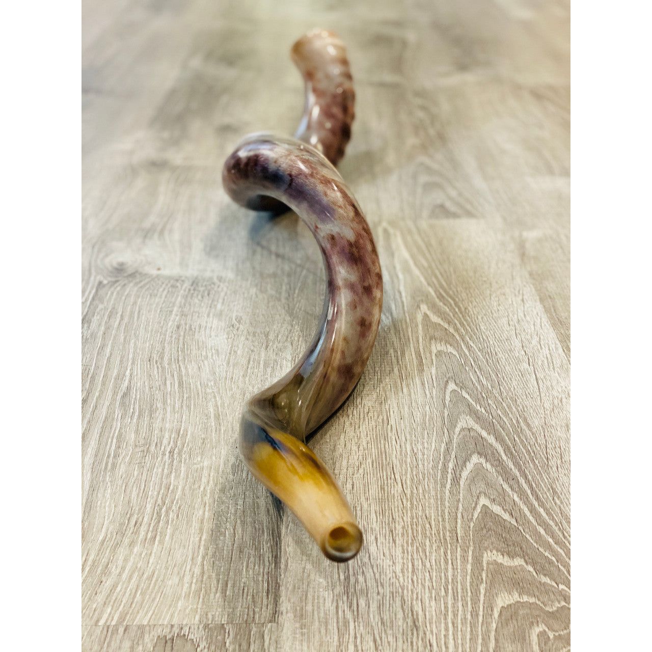 Polished Shofar w. Design