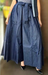 Denim Flared Skirt