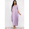 Lavender Maxi Dress with Pockets