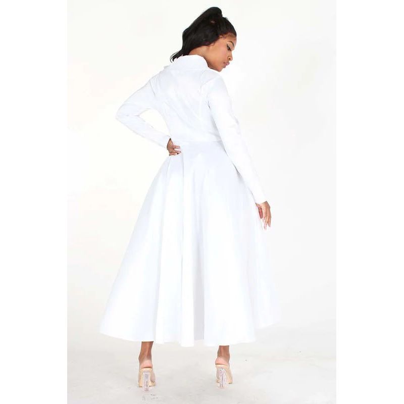 White and Gold Dress