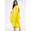 Yellow Maxi Dress with Pockets